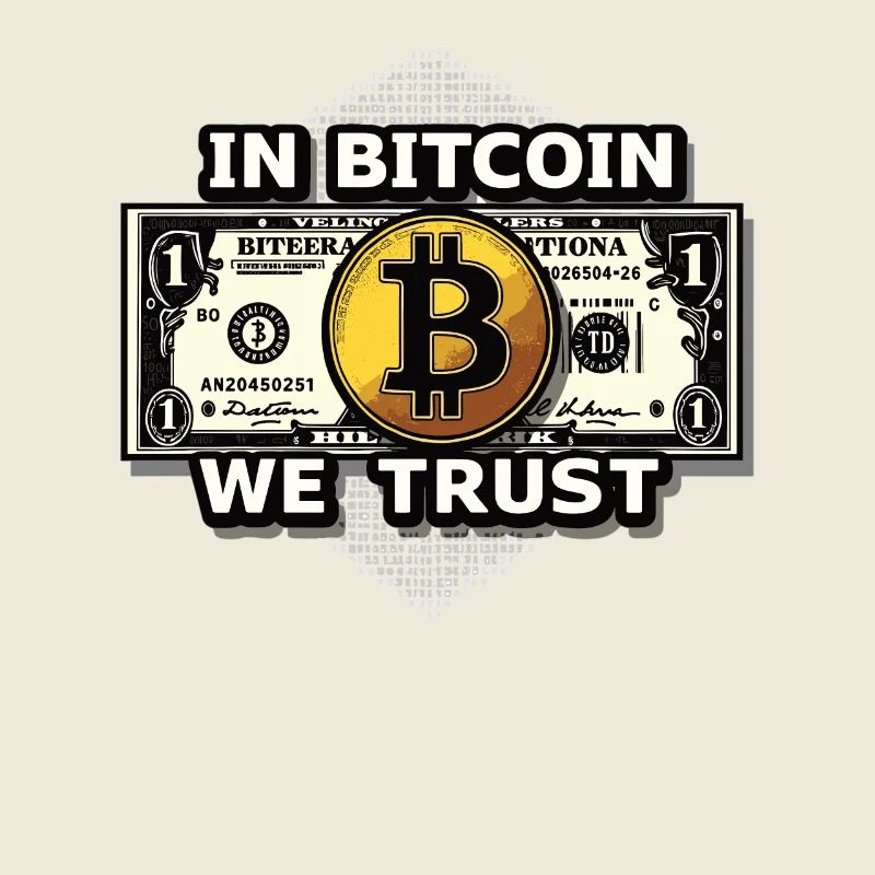 In Bitcoin We Trust Kryptowährung Btc Bitcoin