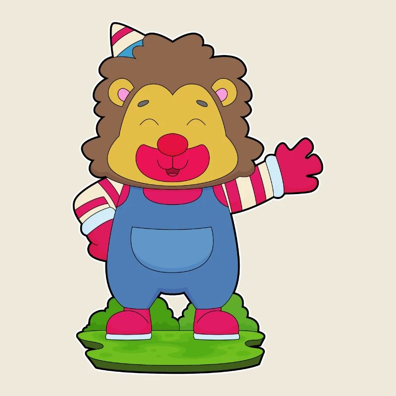 Löwe Clown