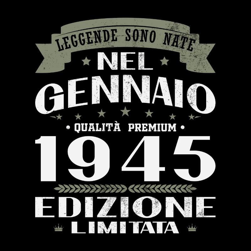 Janvier 1945 Vintage Cadeau d’anniversaire