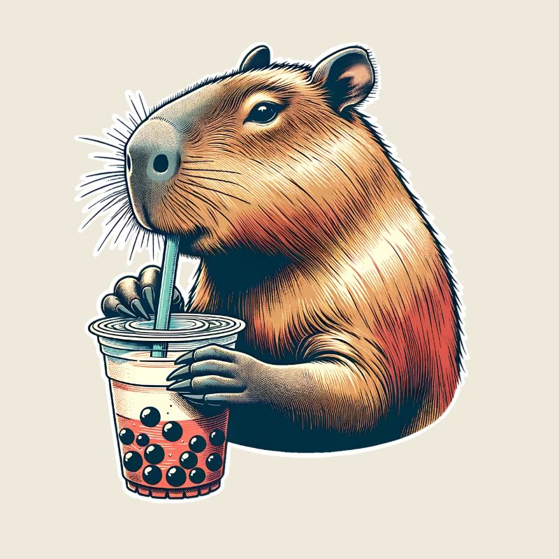 Capybara Bubble Tea