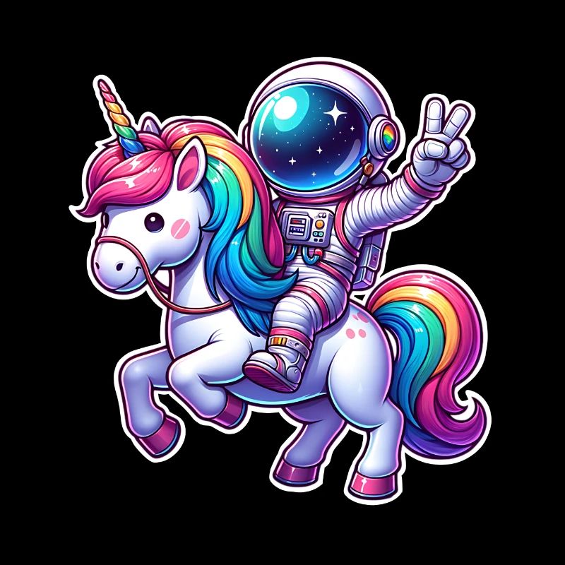 Einhorn Astronaut