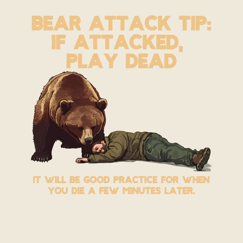 Bear Attack Tip: Feign Death for Attack