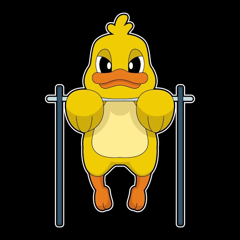 Duck Bodybuilder Tractions Musculation