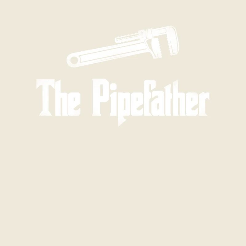 Le motif drôle de plombier Pipefather