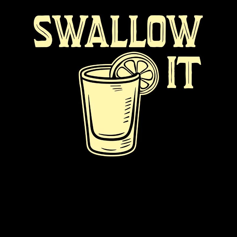 Swallow It Zitrone Shot Glas Humor Spruch