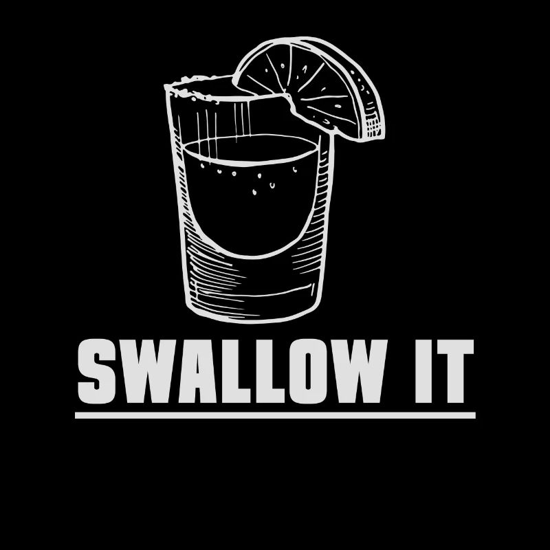 Swallow It Zitrone Shot Glas Humor Spruch