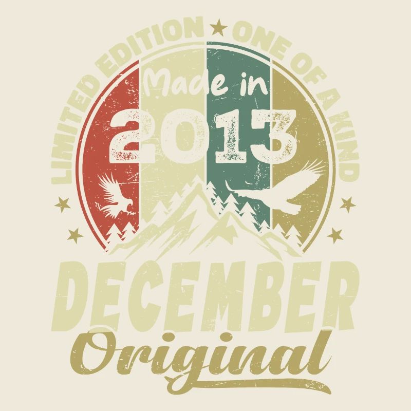 Vintage Retro Jubiläumsgeschenk - Dezember 2013