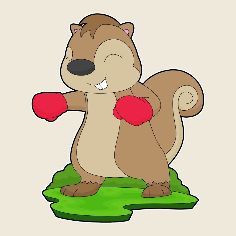 Squirrel Boxer Gants de boxe Boxe
