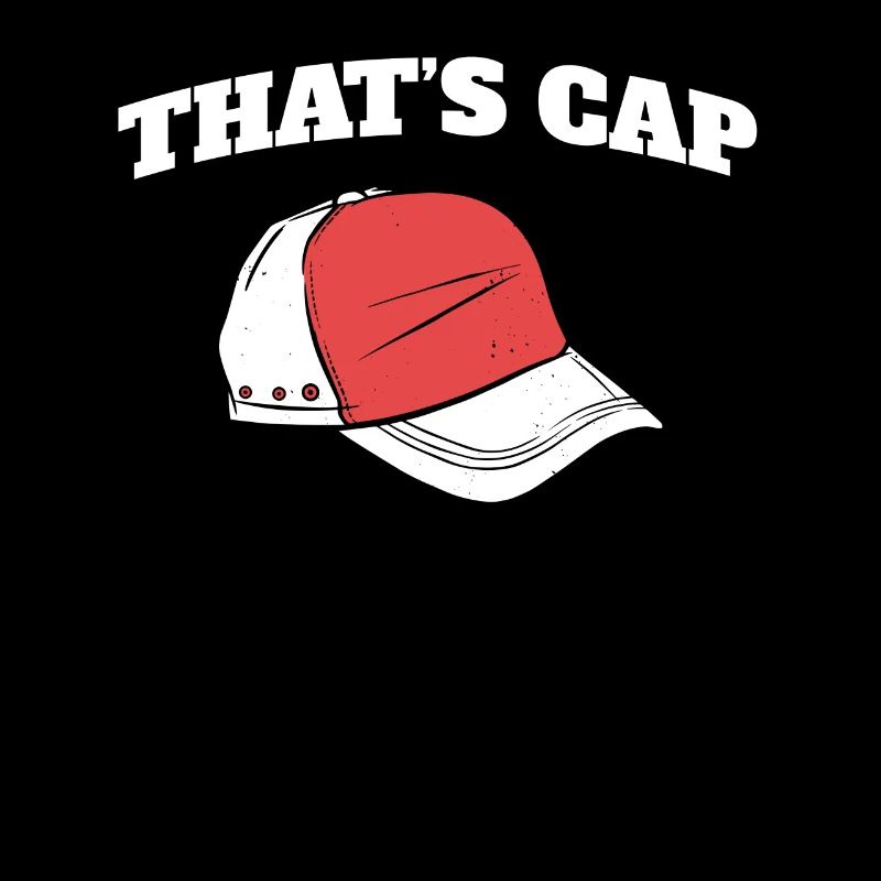 That's Cap Rotes Basecap Illustration Humorvolle