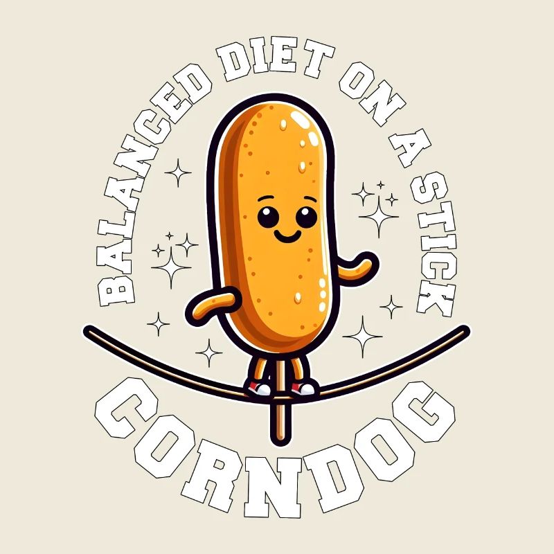 BALANCED DIET ON A STICK - CORNDOG