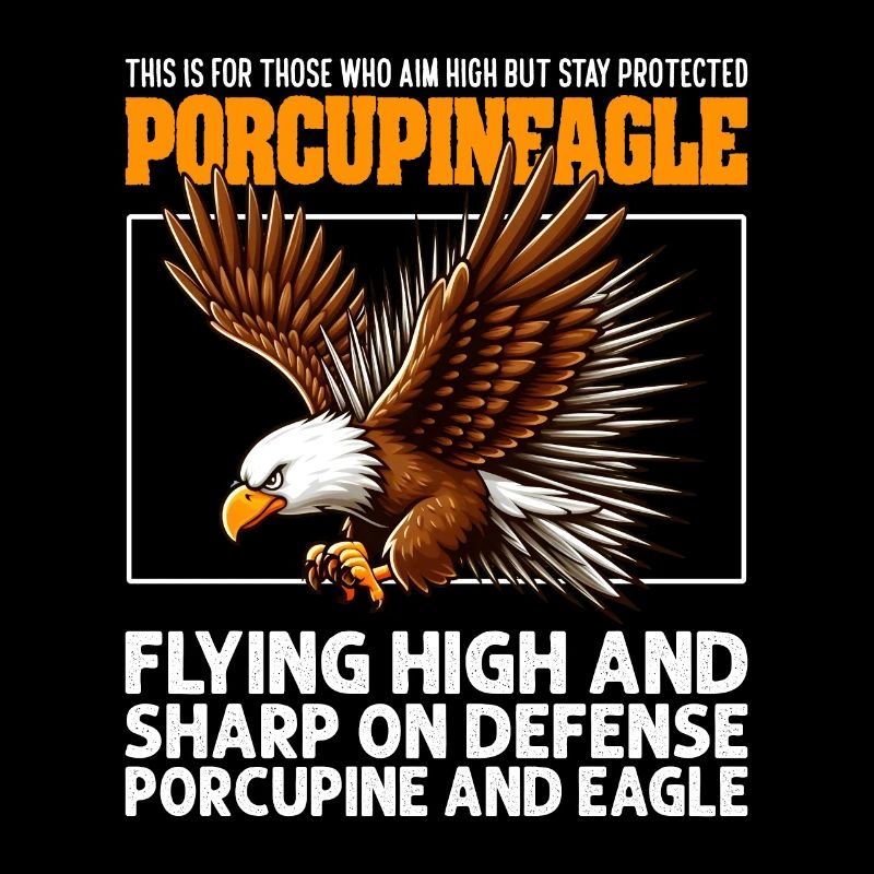 FLYING HIGH AND SHARP ON DEFENSE - PORCUPINE EAGLE
