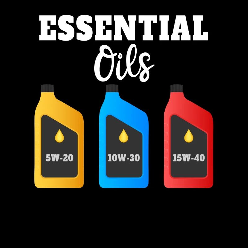 Funny Essential Oils Illustration for