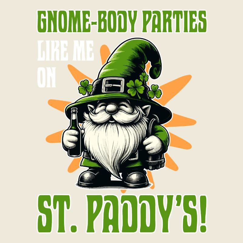 Drôle de gnome Conception de la Saint-Patrick