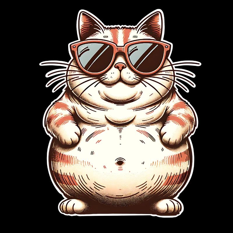 Gros chat frais