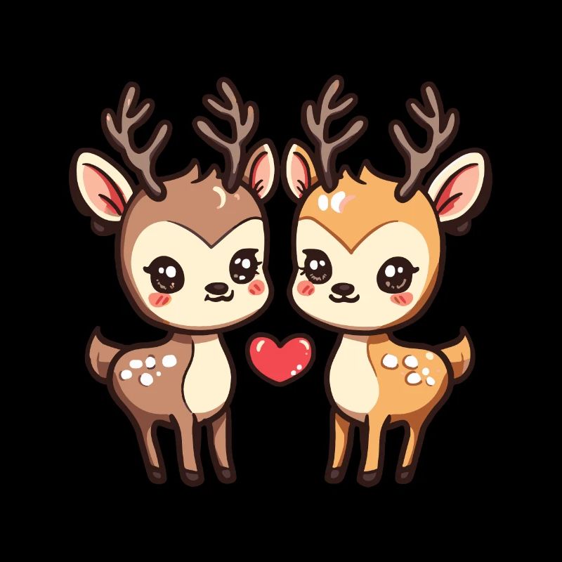 Hirsch Paar Liebe Valentinstag