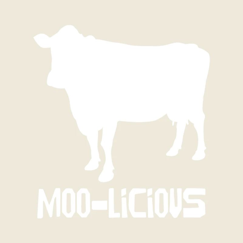 Moo-Licious Kuh Silhouette Spaß