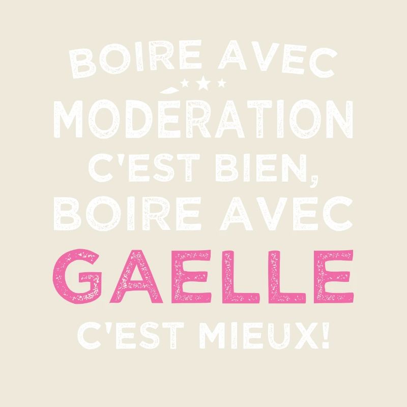 Super Gaelle humorous aperitif drinking with Gaelle