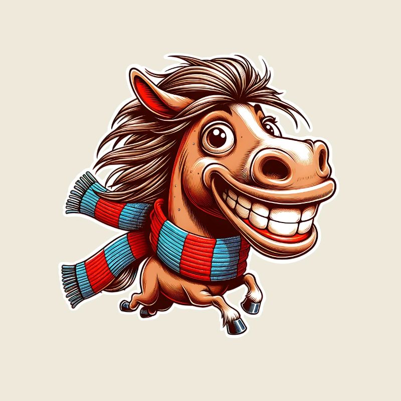 Horse Funny Riding