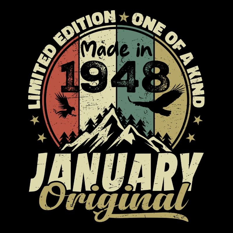 Anniversaire Janvier 1948 - Original Janvier 1948