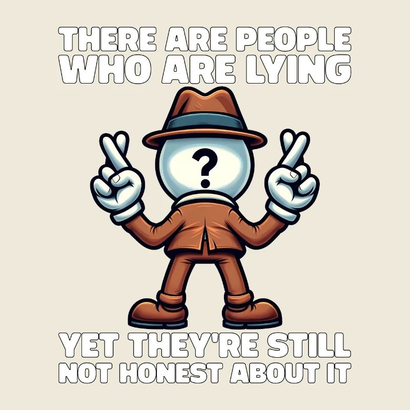 THERE ARE PEOPLE WHO LIE, YET NOT HONEST ABOUT IT