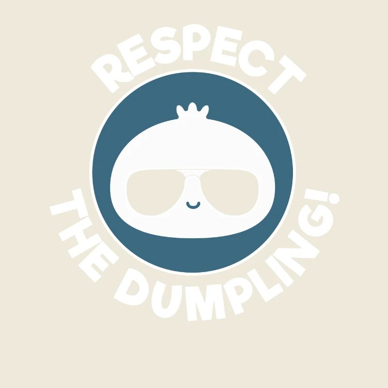 Respecter la boulette Cool Dumpling Illustration