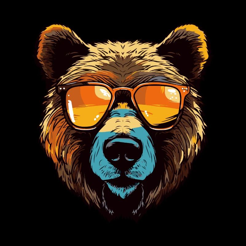 Portrait Tête D’ours Cool