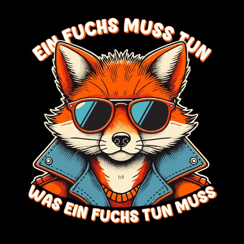 Fox Smart Lunettes de soleil intelligentes Cool Funny Forest