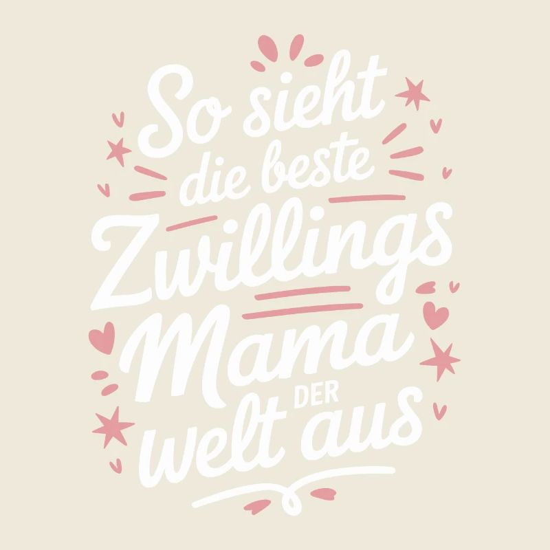 Zwillingsmama Zwillings Mutter Zwillinge Mama