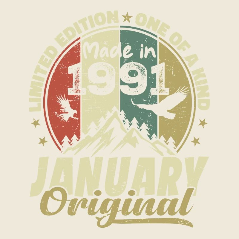 Geburtstag Januar 1991 - Original Januar 1991