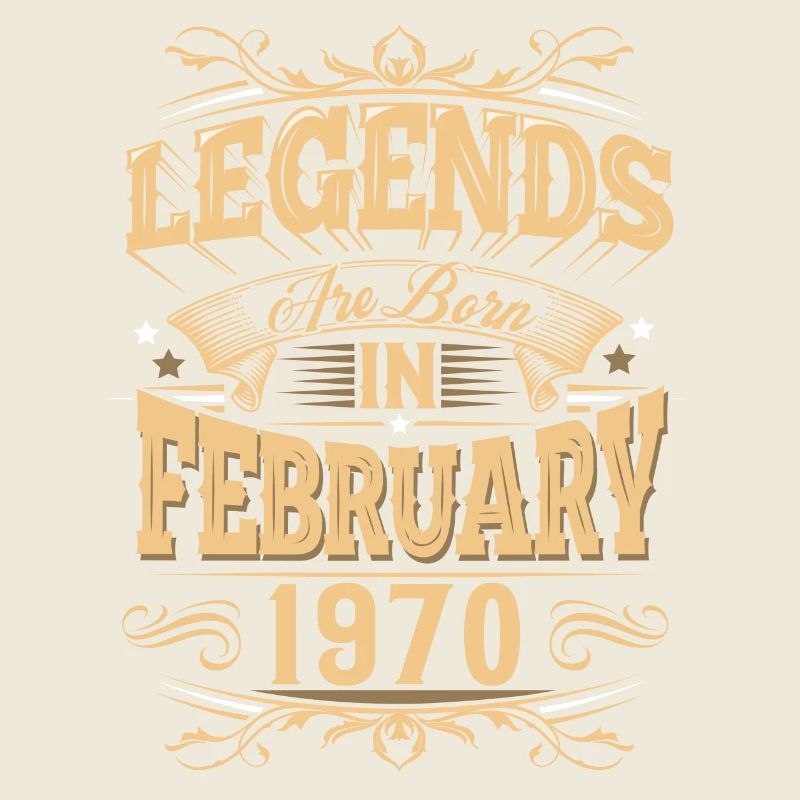 February 1970's Birthday Legend