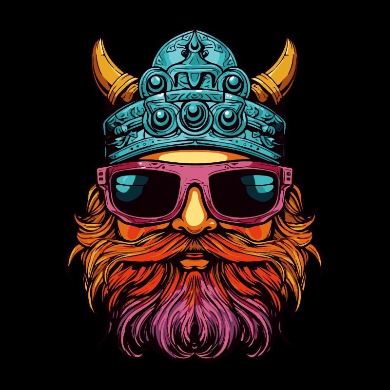 Viking Head Party Warrior