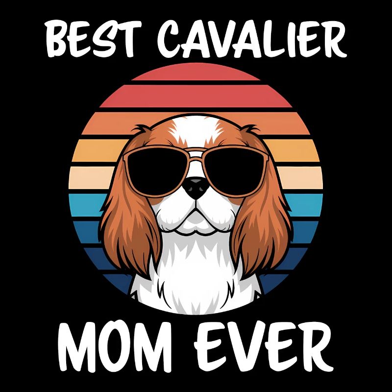 Cavalier King Charles Spaniel Spruch Mama Geschenk