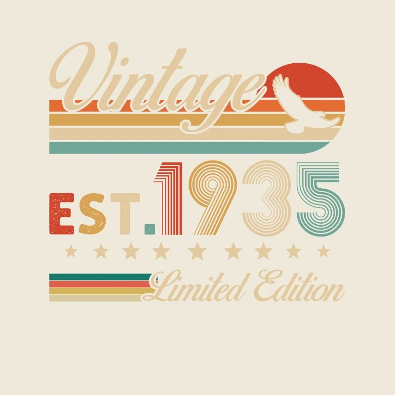 1935 Vintage Retro Geburtstagsgeschenk