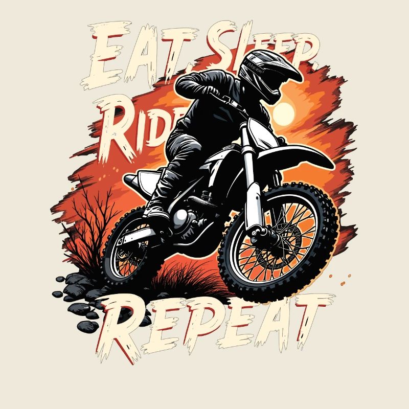 Motocross Eat Sleep Ride Repeat