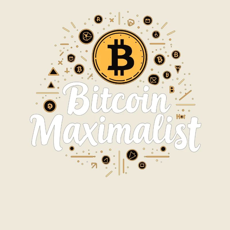 Bitcoin Maximalist – Stylisches Krypto Design