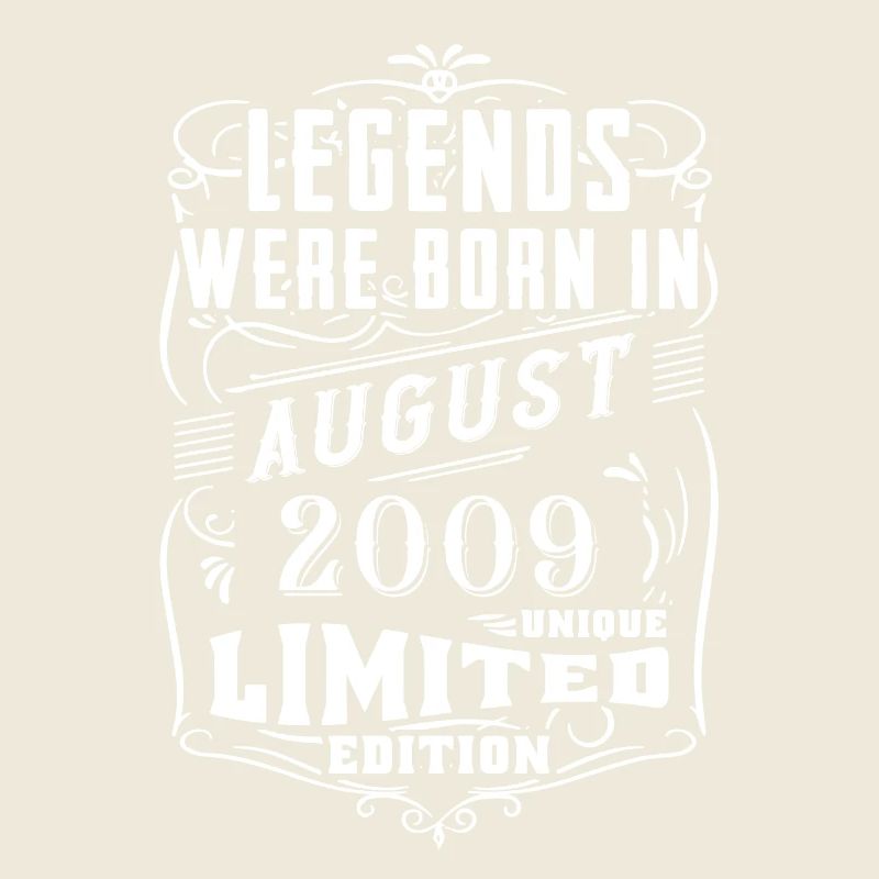 Anniversaire Août 2009 Année Edition Limitée Légende