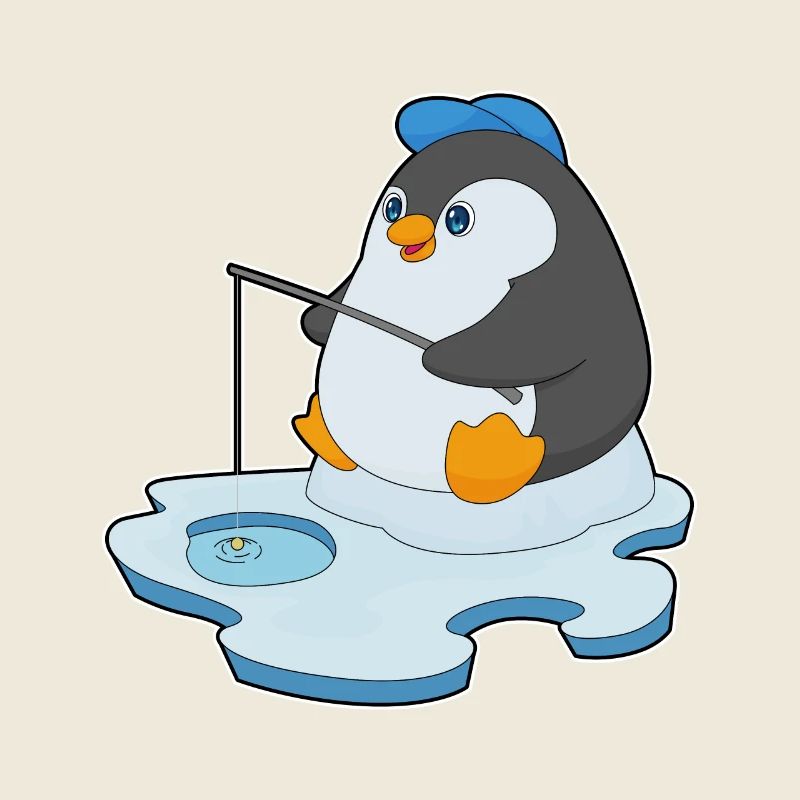 Pingouin Pêcheur Ange Pêche