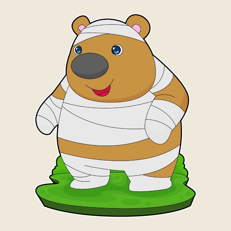Bear Halloween Mummy