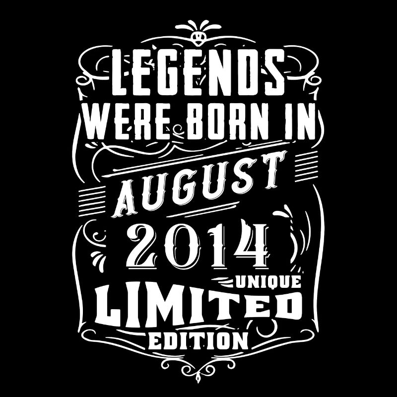 Anniversaire Août 2014 Année Edition Limitée Légende