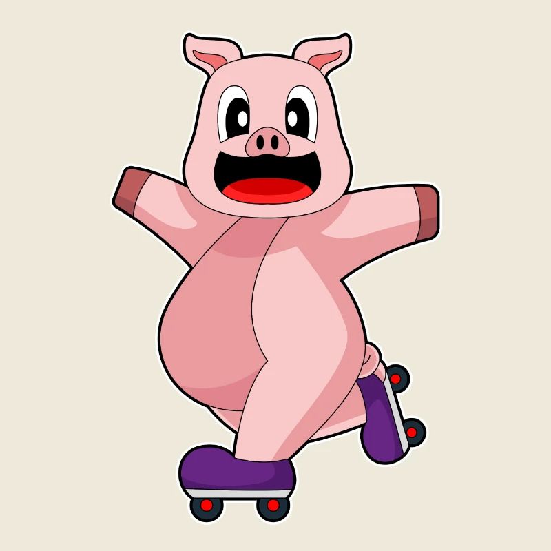 Schwein Inline skating Inline skates