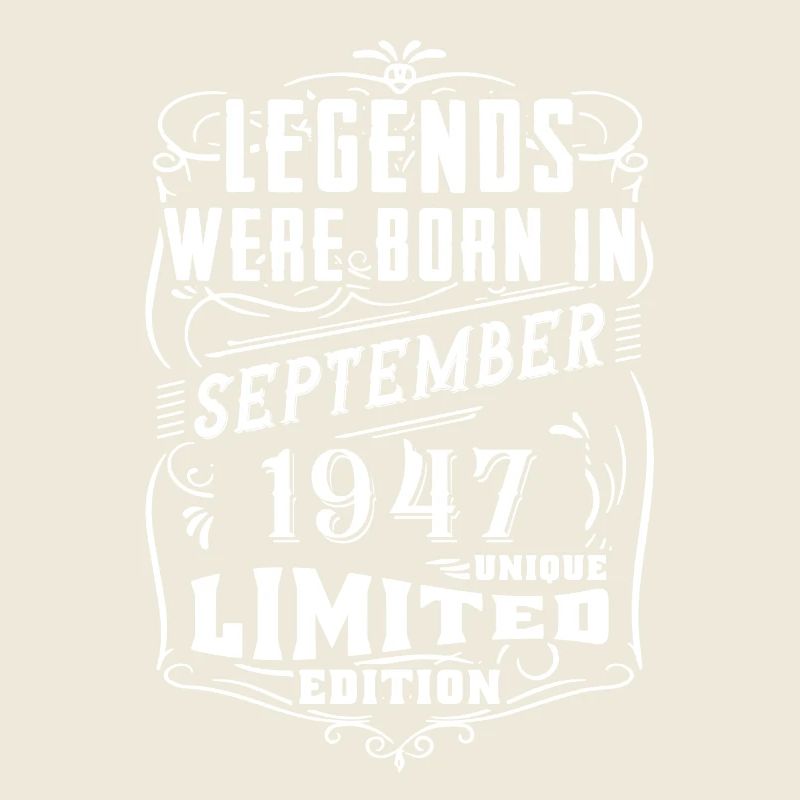 Anniversaire Septembre 1947 Edition Limitée Légende