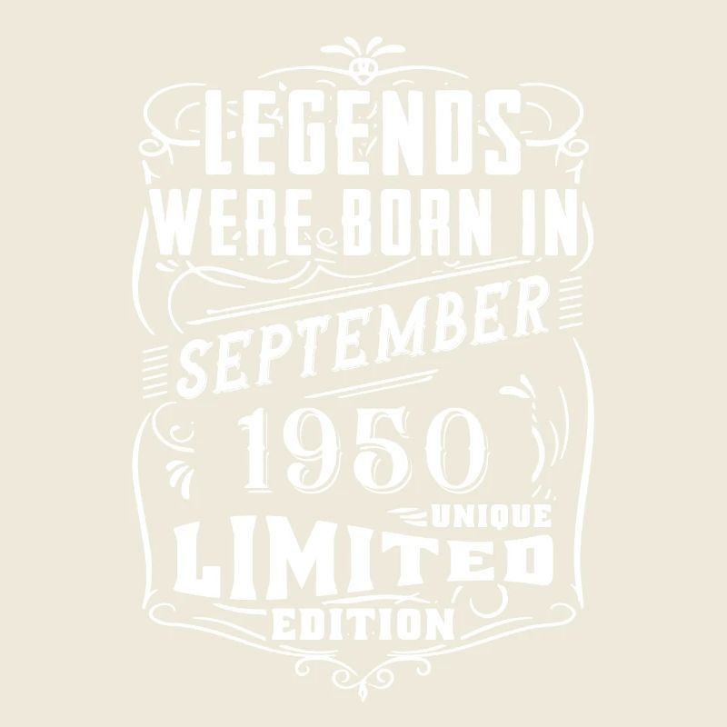 Anniversaire Septembre 1950 Edition Limitée Légende