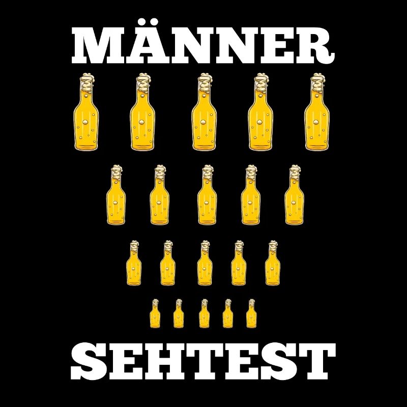 Bier Männer Sehtest Bier Spruch