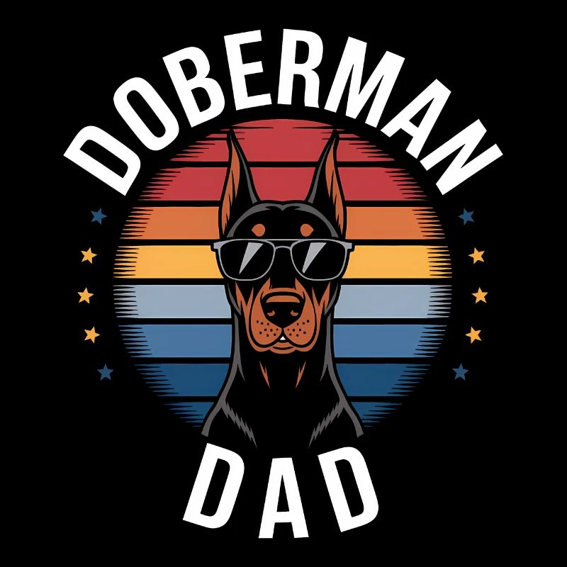 Doberman Saying Dad Funny Doberman Gift