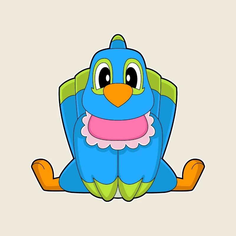 Parrot Baby Bib