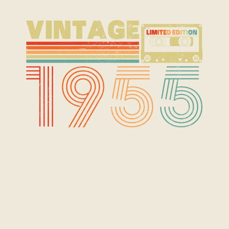 1955 Vintage Cadeau Anniversaire Rétro