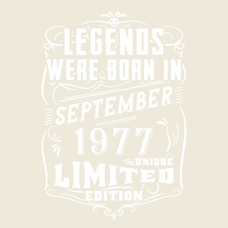 Anniversaire Septembre 1977 Edition Limitée Légende