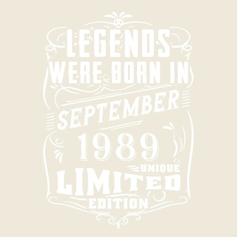 Anniversaire Septembre 1989 Edition Limitée Légende