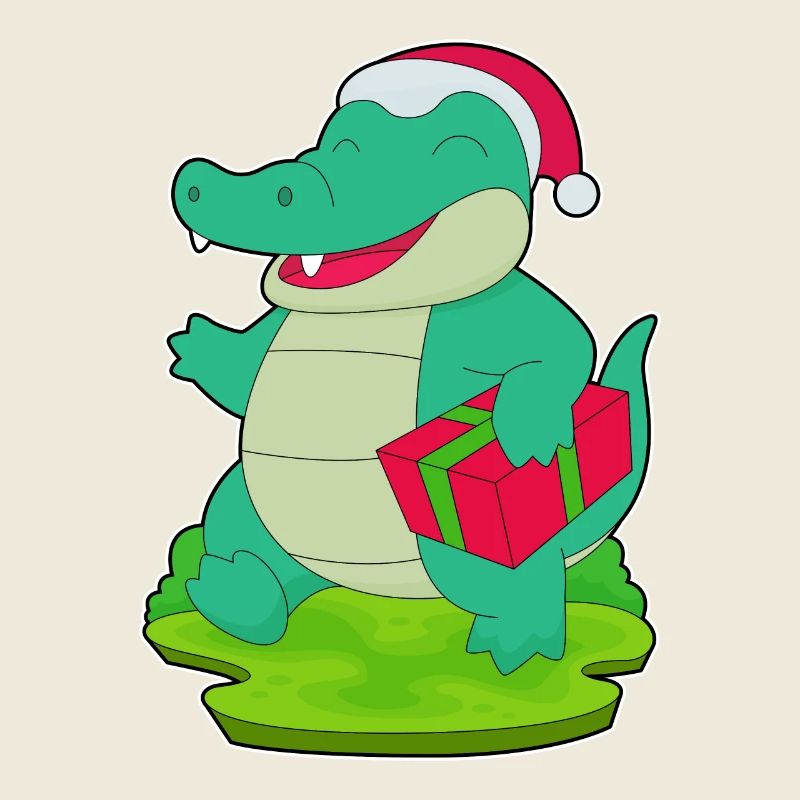 Crocodile Christmas Package
