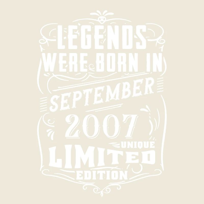 Anniversaire Septembre 2007 Edition Limitée Légende